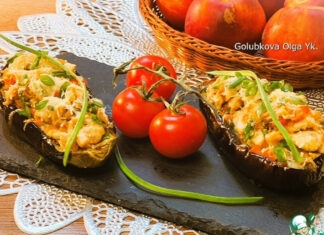 Баклажан с курицей по мотивам «Кумпир»