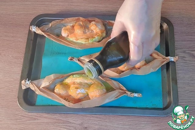 Лодочки из молодой капусты и фарша