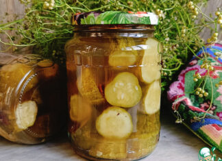 Маринованные огурцы для шашлыков