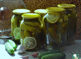 Маринованные огурцы «Лимонные»