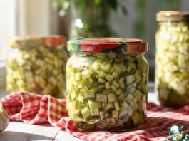 Огурцы, маринованные кубиками