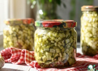 Огурцы, маринованные кубиками