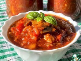 Овощное рагу с баклажанами