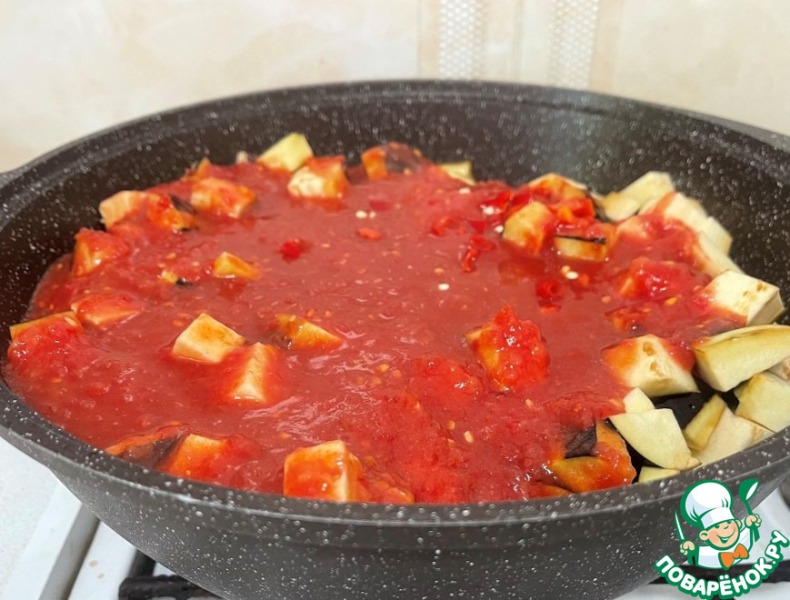 Овощное рагу с баклажанами