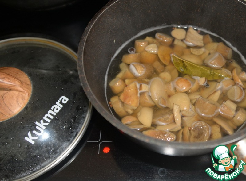 Пряные маринованные грибы с лимонной кислотой