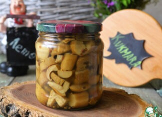 Пряные маринованные грибы с лимонной кислотой