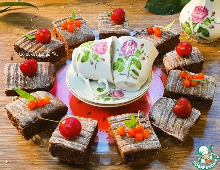 Шоколадное печенье Брауни