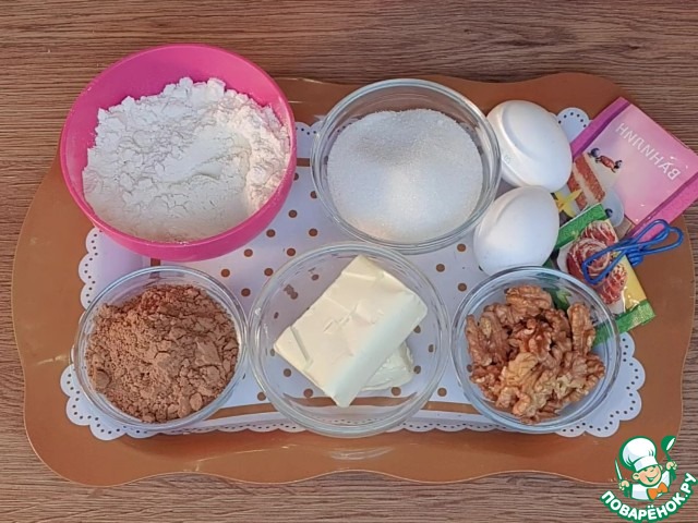 Шоколадное печенье Брауни