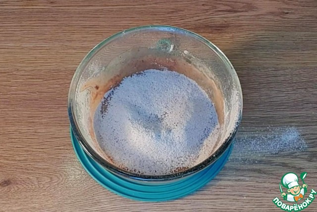 Шоколадное печенье с джемом