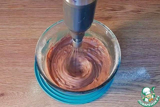 Шоколадное печенье с джемом