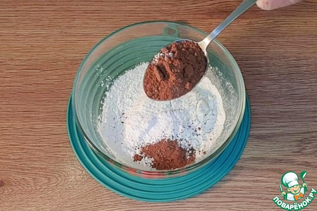 Шоколадное печенье с джемом