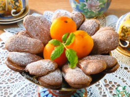 Шоколадное печенье с джемом