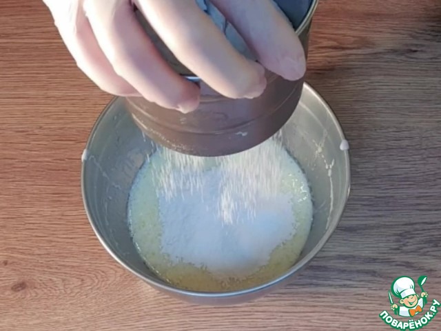 Слоистое печенье с малиновым джемом