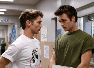 Звезда сериала «Беверли-Хиллз, 90210» расплакался в эфире, вспоминая Люка Перри