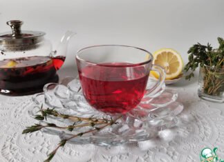 Чай с черникой и чабрецом