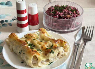 Каннеллони в сливках