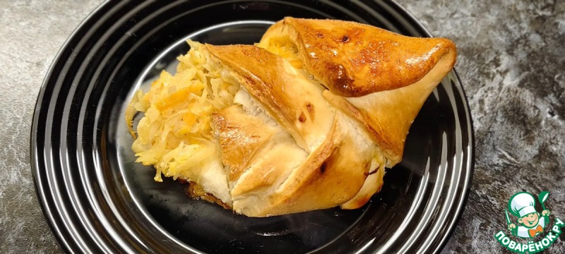 Кулебяка с капустой