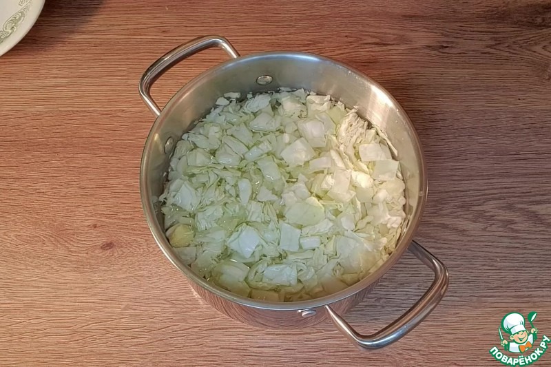 Овощи под молочным соусом
