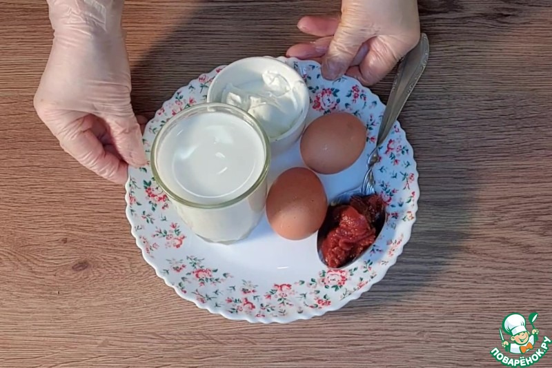 Овощи под молочным соусом