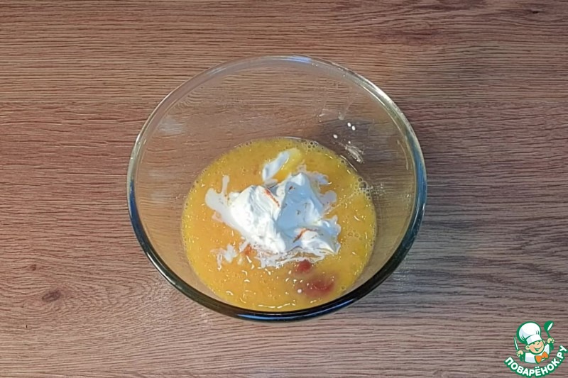 Овощи под молочным соусом