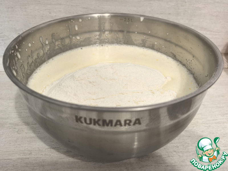 Апельсиновый кекс с изюмом