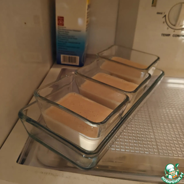 Десерт из ряженки и топленого молока