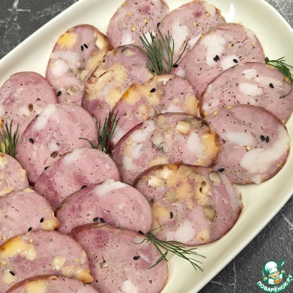 Колбаса рубленая из свинины и говядины