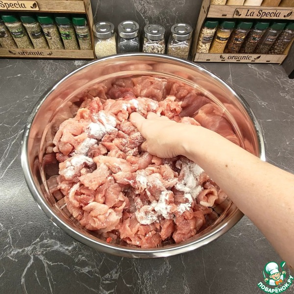 Колбаса рубленая из свинины и говядины