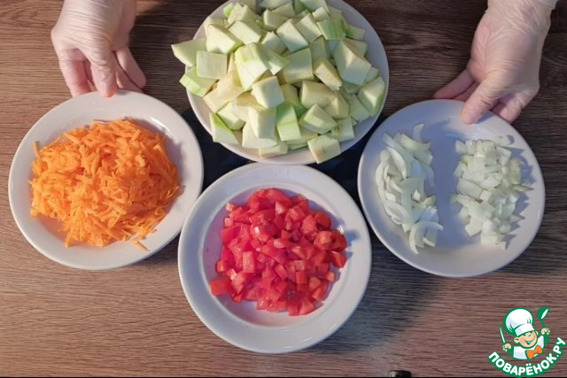 Котлеты из куриной печени с припеком