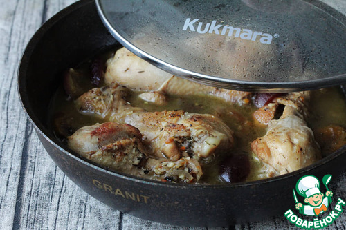 Курица со сливами