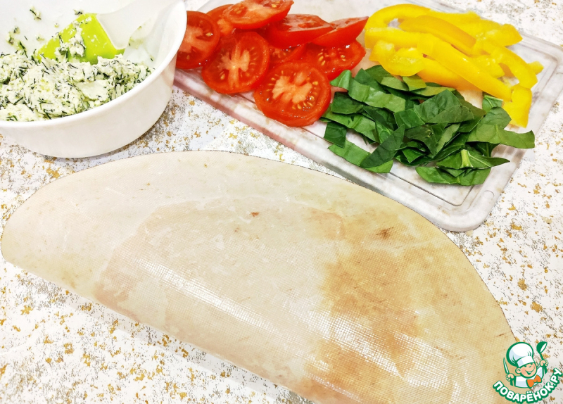 Куриные кармашки в сырной панировке