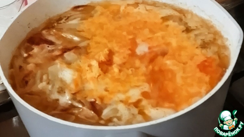 Луковый суп с петрушкой