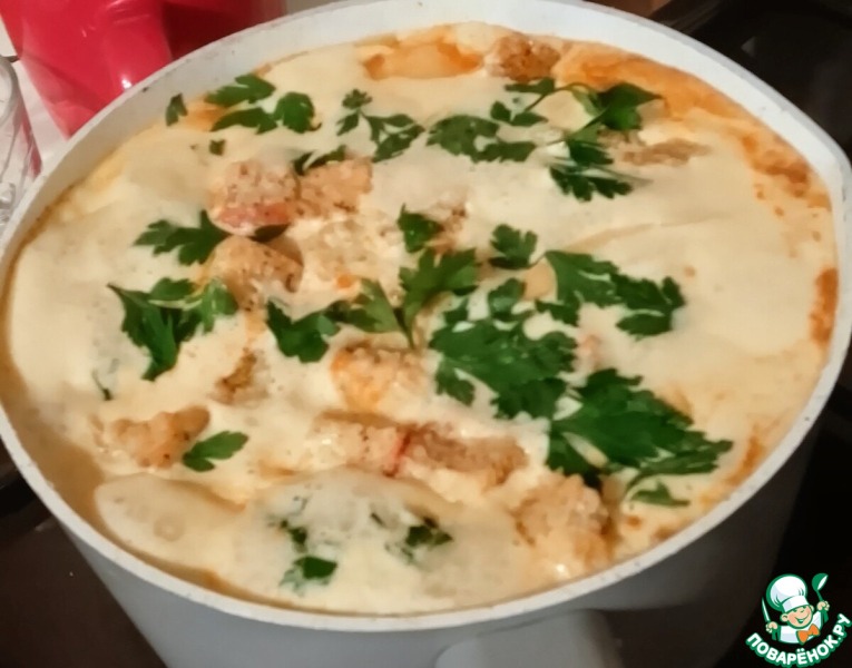 Луковый суп с петрушкой