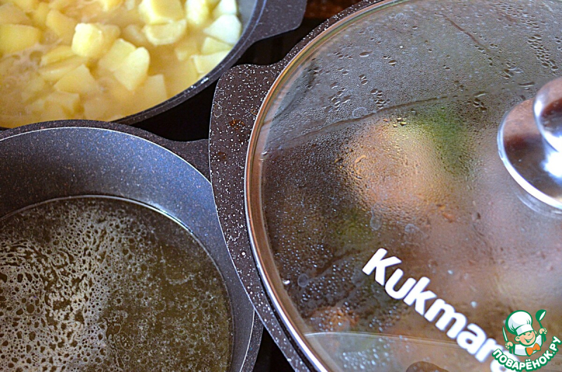 Мясо по-казахски "Пять пальцев"