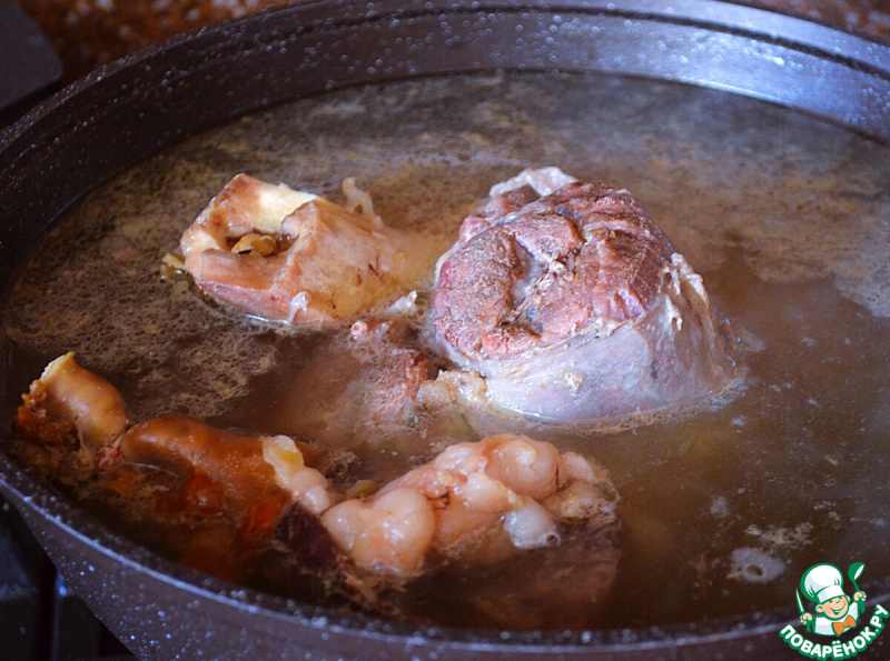 Мясо по-казахски "Пять пальцев"
