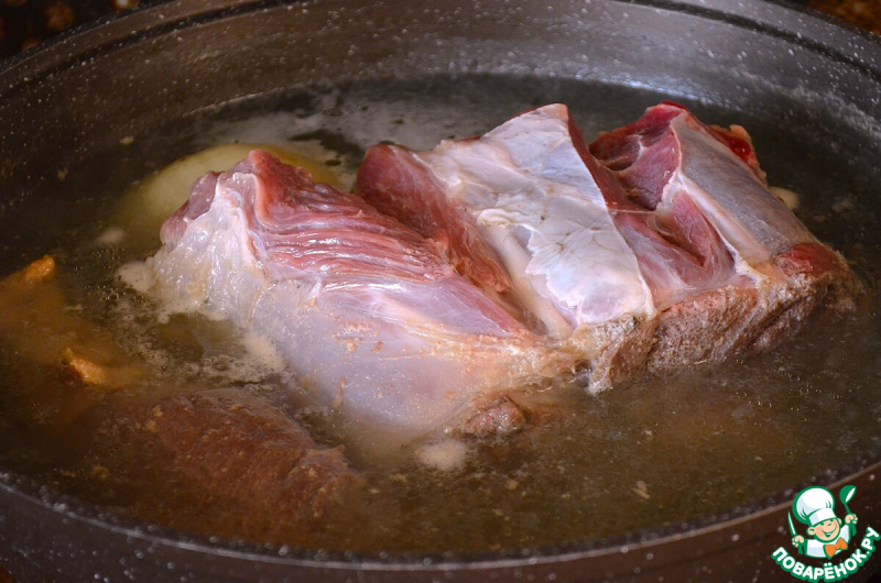 Мясо по-казахски "Пять пальцев"