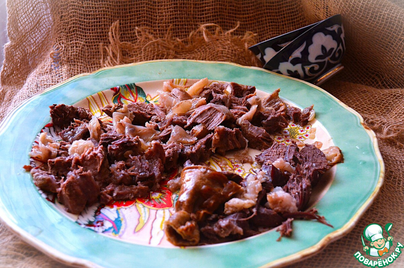 Мясо по-казахски "Пять пальцев"