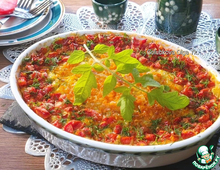 Рецепт: Овощная запеканка с манной крупой