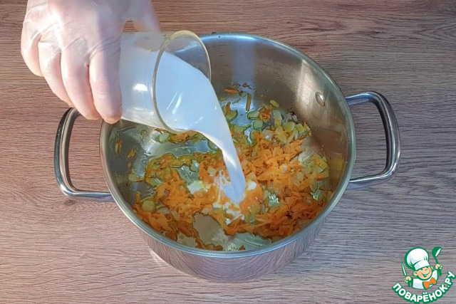 Овощная запеканка с манной крупой