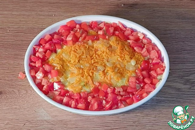 Овощная запеканка с манной крупой
