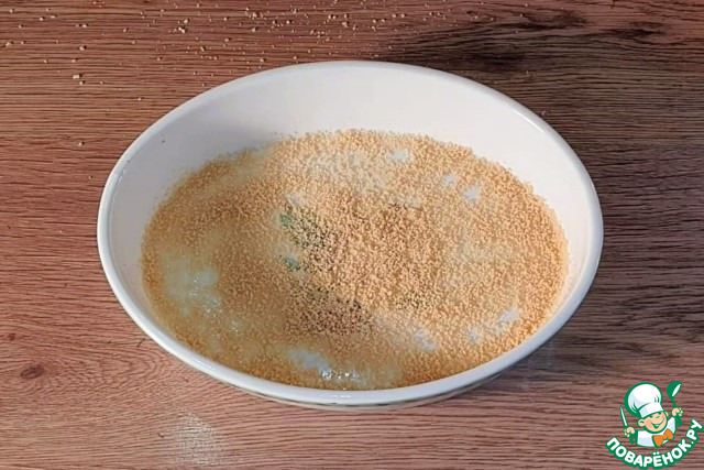 Овощная запеканка с манной крупой