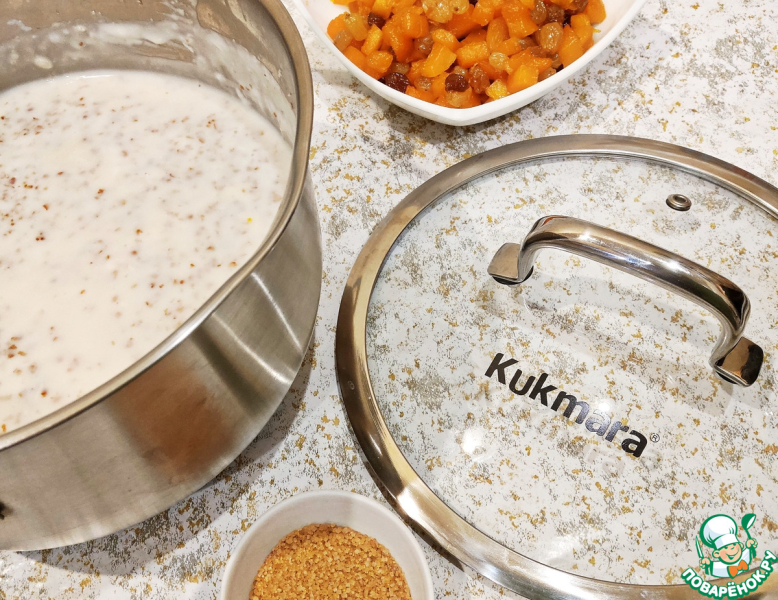 Пшеничная каша с тыквой и изюмом
