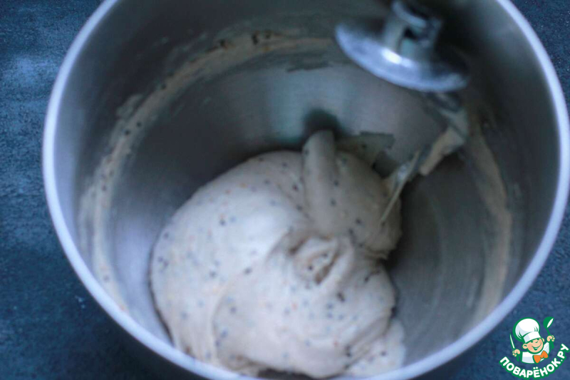 Пшеничный хлеб с кунжутом