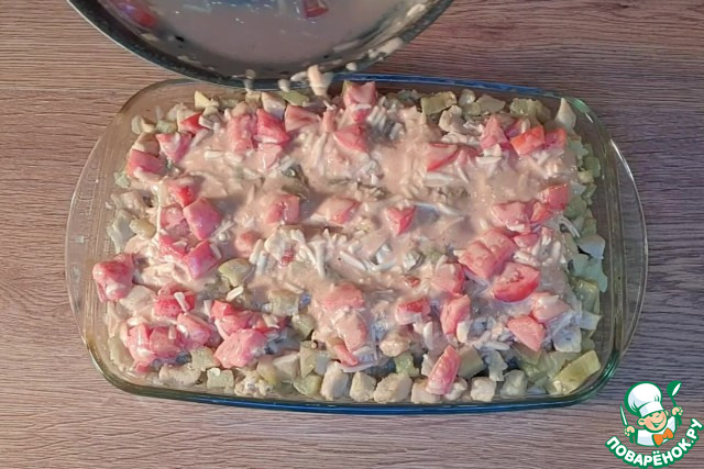 Рагу с мясом, овощами в густом соусе