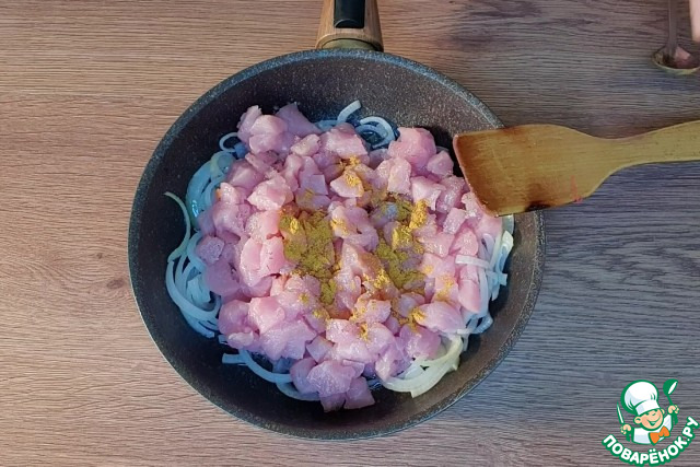 Рагу с мясом, овощами в густом соусе