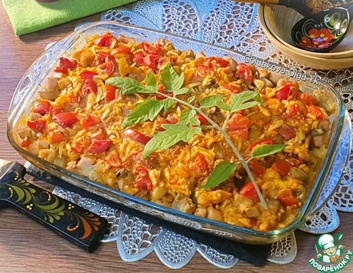 Рецепт: Рагу с мясом, овощами в густом соусе
