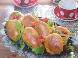 Сдобный разборный пирог с яблоками
