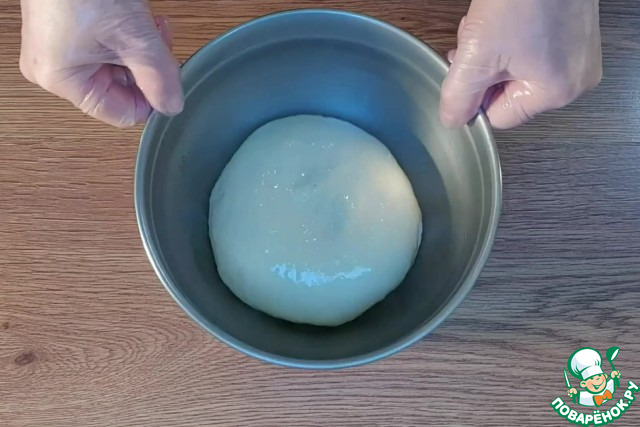 Сдобный разборный пирог с яблоками