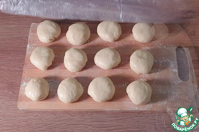 Сдобный разборный пирог с яблоками