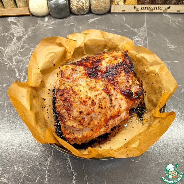 Свиная шея с ароматной корочкой